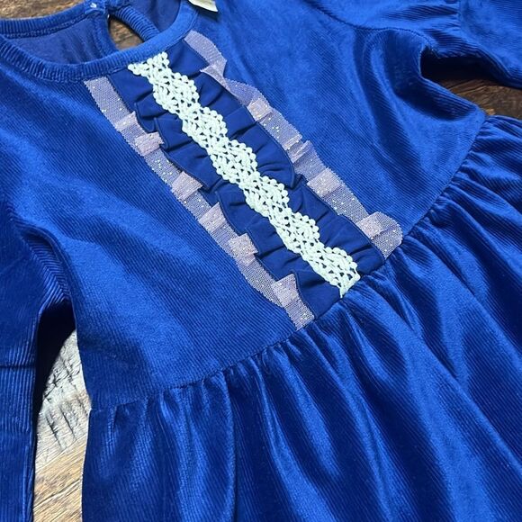 Matilda Jane Clara Ribbed Velour Lap Dress, size 8 - Picture 2 of 9